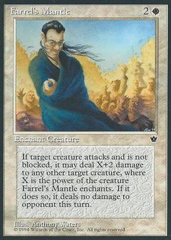 1994 Magic the Gathering Fallen Empires #NNO Farrel's Mantle Front