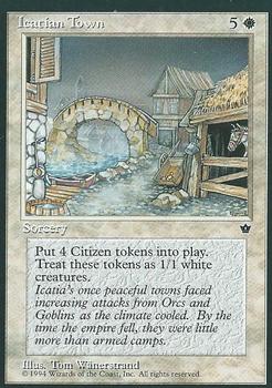 1994 Magic the Gathering Fallen Empires #NNO Icatian Town Front
