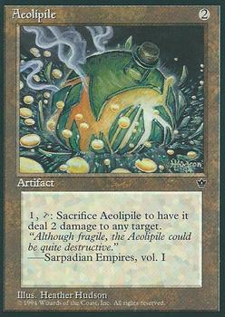 1994 Magic the Gathering Fallen Empires #NNO Aeolipile Front