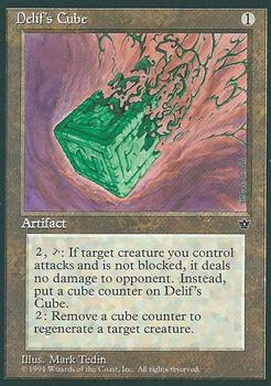 1994 Magic the Gathering Fallen Empires #NNO Delif's Cube Front