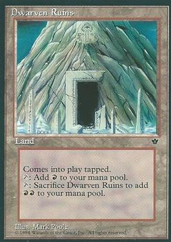 1994 Magic the Gathering Fallen Empires #NNO Dwarven Ruins Front
