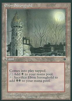 1994 Magic the Gathering Fallen Empires #NNO Ebon Stronghold Front