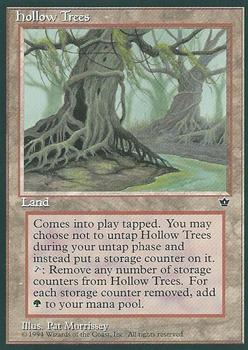 1994 Magic the Gathering Fallen Empires #NNO Hollow Trees Front