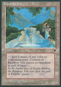 1994 Magic the Gathering Fallen Empires #NNO Rainbow Vale Front
