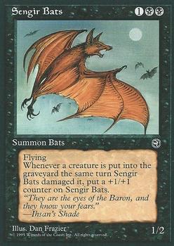 1995 Magic the Gathering Homelands #NNO Sengir Bats Front
