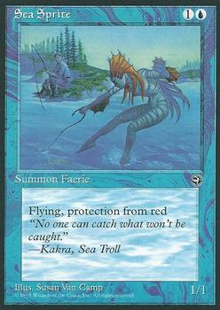 1995 Magic the Gathering Homelands #NNO Sea Sprite Front
