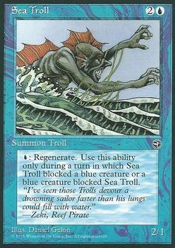 1995 Magic the Gathering Homelands #NNO Sea Troll Front
