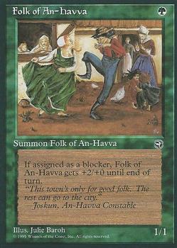 1995 Magic the Gathering Homelands #NNO Folk of An-Havva Front