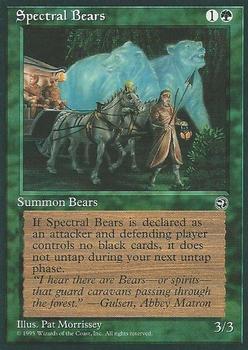 1995 Magic the Gathering Homelands #NNO Spectral Bears Front