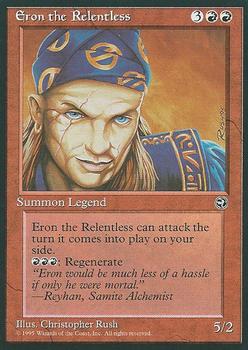 1995 Magic the Gathering Homelands #NNO Eron the Relentless Front