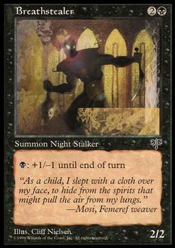 1996 Magic the Gathering Mirage #NNO Breathstealer Front