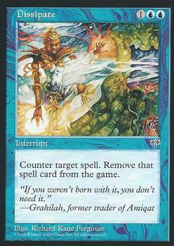 1996 Magic the Gathering Mirage #NNO Dissipate Front