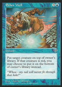 1996 Magic the Gathering Mirage #NNO Ether Well Front