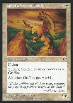 1996 Magic the Gathering Mirage #NNO Zuberi, Golden Feather Front