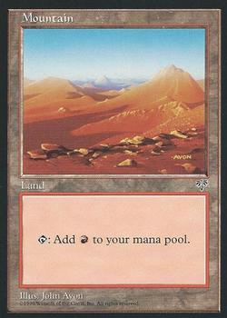 1996 Magic the Gathering Mirage #NNO Mountain Front