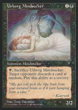 1997 Magic the Gathering Visions #NNO Urborg Mindsucker Front