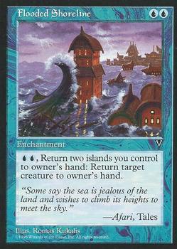 1997 Magic the Gathering Visions #NNO Flooded Shoreline Front