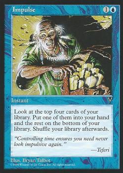 1997 Magic the Gathering Visions #NNO Impulse Front