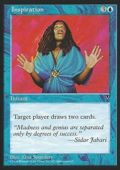 1997 Magic the Gathering Visions #NNO Inspiration Front