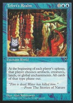 1997 Magic the Gathering Visions #NNO Teferi's Realm Front