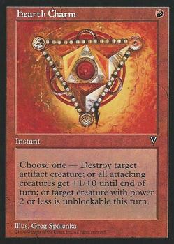 1997 Magic the Gathering Visions #NNO Hearth Charm Front