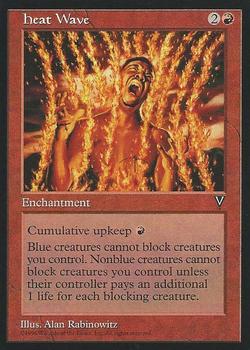 1997 Magic the Gathering Visions #NNO Heat Wave Front