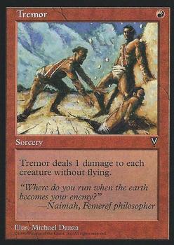 1997 Magic the Gathering Visions #NNO Tremor Front
