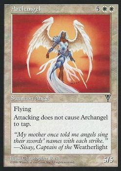 1997 Magic the Gathering Visions #NNO Archangel Front