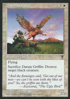 1997 Magic the Gathering Visions #NNO Daraja Griffin Front