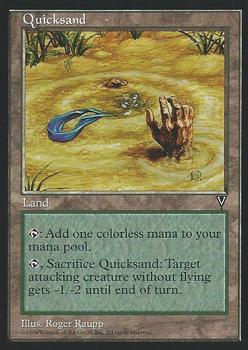 1997 Magic the Gathering Visions #NNO Quicksand Front