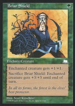 1997 Magic the Gathering Weatherlight #NNO Briar Shield Front