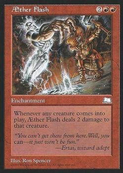 1997 Magic the Gathering Weatherlight #NNO Æther Flash Front