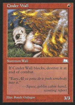 1997 Magic the Gathering Weatherlight #NNO Cinder Wall Front