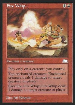 1997 Magic the Gathering Weatherlight #NNO Fire Whip Front