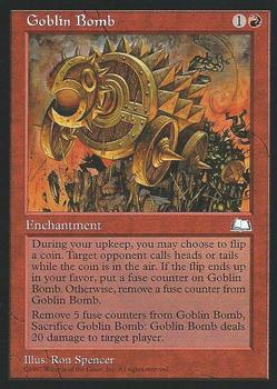 1997 Magic the Gathering Weatherlight #NNO Goblin Bomb Front