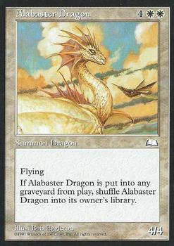 1997 Magic the Gathering Weatherlight #NNO Alabaster Dragon Front