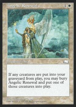 1997 Magic the Gathering Weatherlight #NNO Angelic Renewal Front