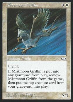 1997 Magic the Gathering Weatherlight #NNO Mistmoon Griffin Front