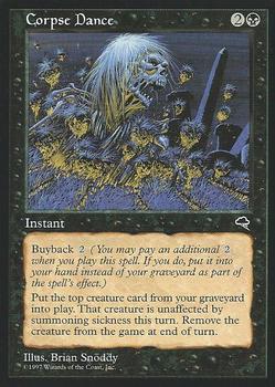 1997 Magic the Gathering Tempest #NNO Corpse Dance Front
