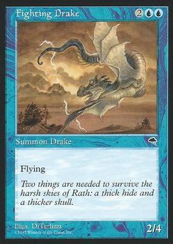 1997 Magic the Gathering Tempest #NNO Fighting Drake Front