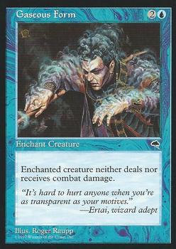 1997 Magic the Gathering Tempest #NNO Gaseous Form Front