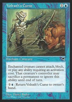 1997 Magic the Gathering Tempest #NNO Volrath's Curse Front