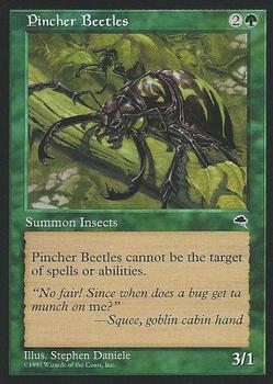 1997 Magic the Gathering Tempest #NNO Pincher Beetles Front
