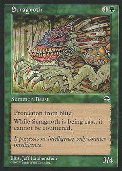1997 Magic the Gathering Tempest #NNO Scragnoth Front