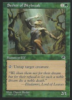 1997 Magic the Gathering Tempest #NNO Seeker of Skybreak Front