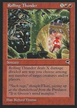 1997 Magic the Gathering Tempest #NNO Rolling Thunder Front