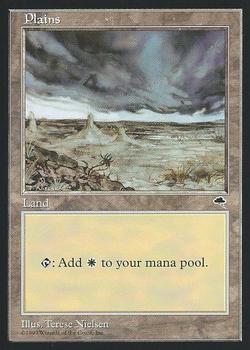 1997 Magic the Gathering Tempest #NNO Plains Front
