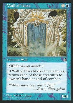 1998 Magic the Gathering Stronghold #NNO Wall of Tears Front