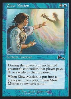 1999 Magic the Gathering Urza's Legacy #42 Slow Motion Front