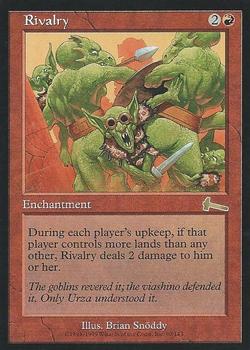 1999 Magic the Gathering Urza's Legacy #90 Rivalry Front